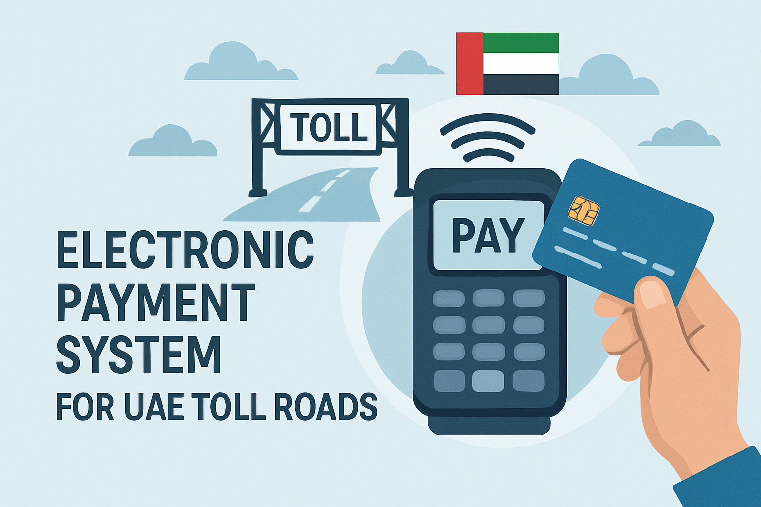 Electronic payment system for UAE toll roads